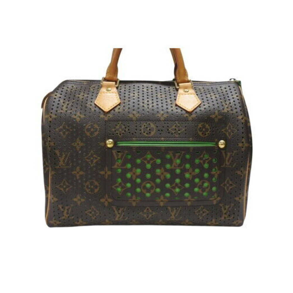 Louis Vuitton Monogram Perfo Speedy handbag green mesh - Picture 2 of 8
